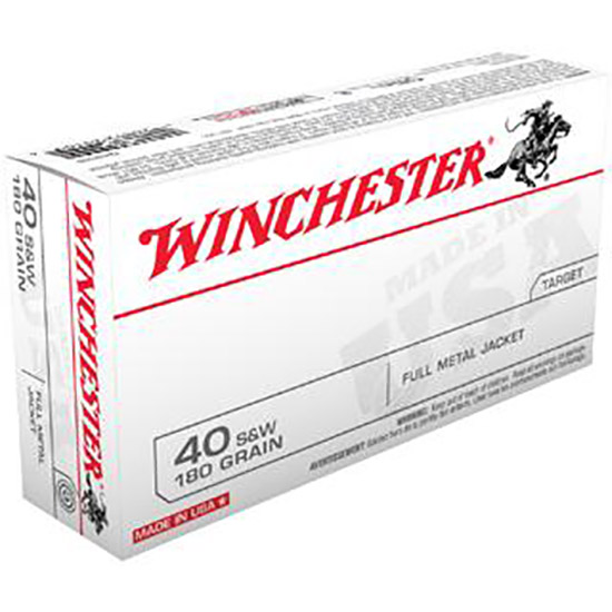 WIN USA 40SW 180GR FMJ 50/10 - Ammunition